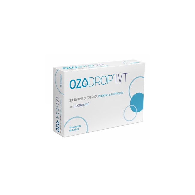 OZODROP IVT SOLUZIONE OFTALMICA BASE DI OLIO OZONIZZATO IN FOSFOLIPIDI 15 FLACONCINI MONODOSE DA 0,35 ML