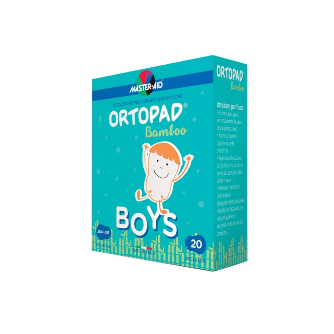 CEROTTO OCULARE PER ORTOTTICA ORTOPAD BOYS M 5,4X7,6 20 PEZZI