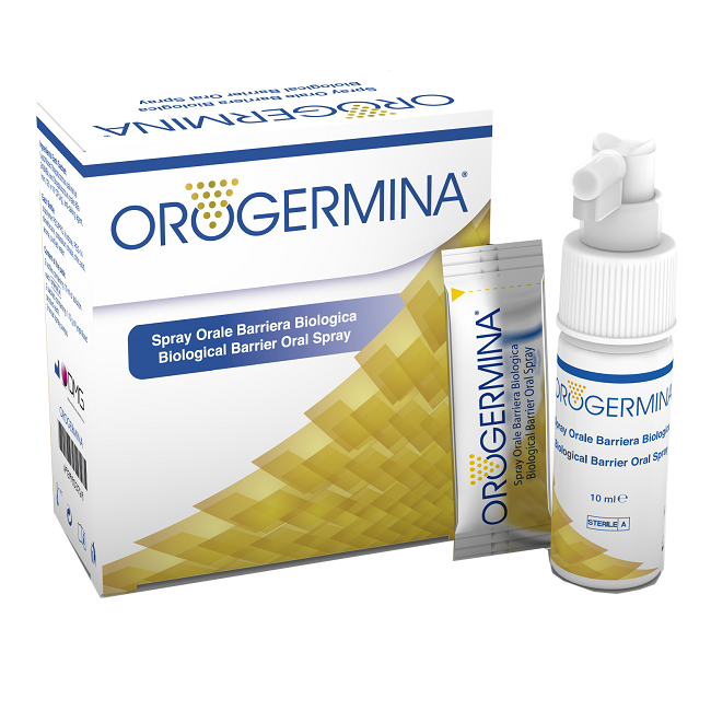 OROGERMINA SPRAY ORALE 2 FLACONI X 10 ML + 2 BUSTINE 1,15 G DI LIOFILIZZATO + 2 NEBULIZZATORI ORALI