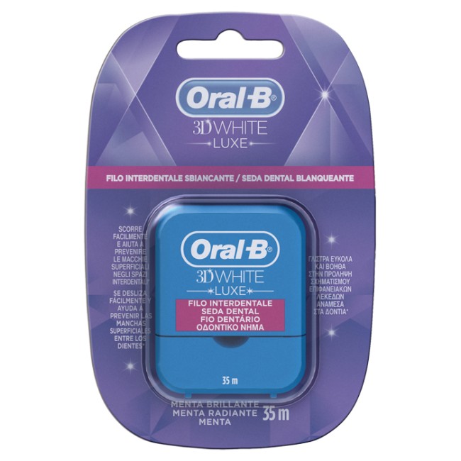 ORALB 3D WHITE LUXE FILO INTERDENTALE 35 METRI