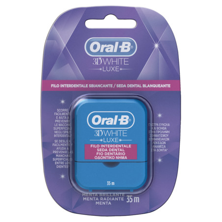 ORALB 3D WHITE LUXE FILO INTERDENTALE 35 METRI