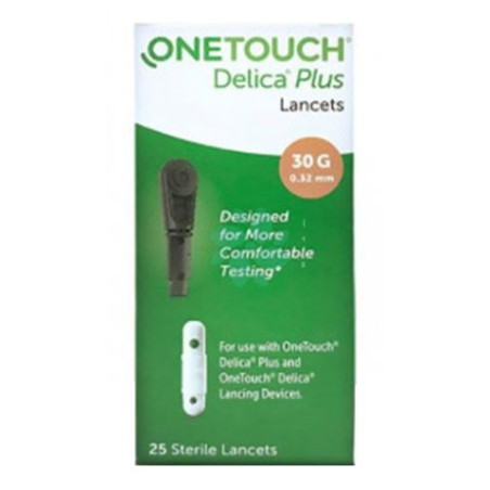 LANCETTE PUNGIDITO ONETOUCH DELICA PLUS 25 PEZZI