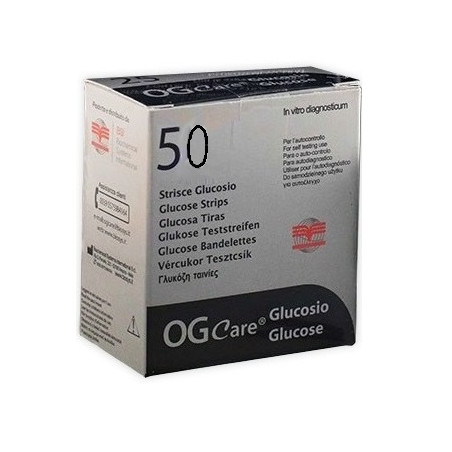 STRISCE MISURAZIONE GLICEMIA OGCARE 50 PEZZI