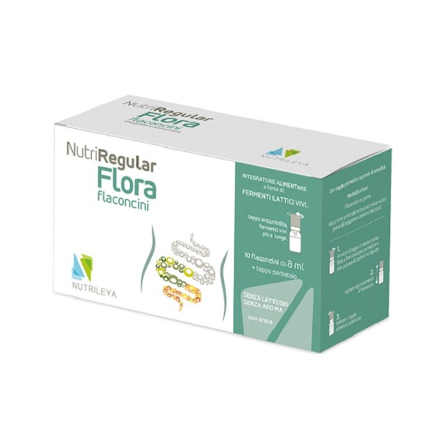 NUTRIREGULAR FLORA 10 FLACONCINI 8 ML