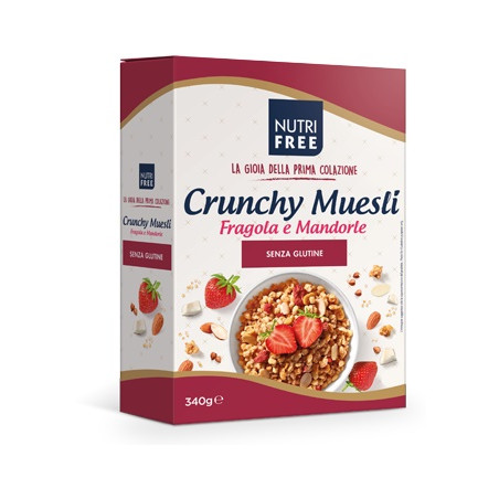 NUTRIFREE CRUNCHY MIX FRAGOLE E MANDORLE 340 G