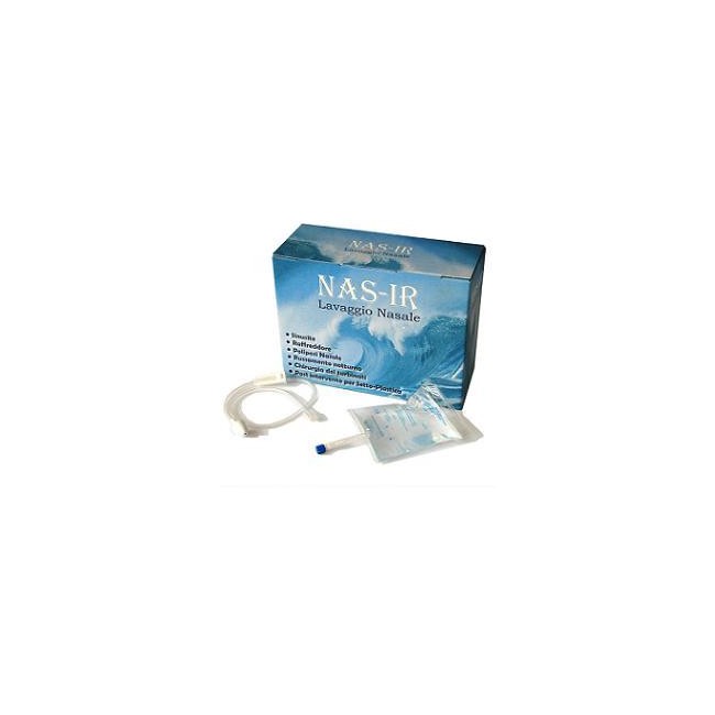 SOLUZIONE FISIOLOGICA ISOTONICA STERILE NASIR IN SCATOLA CON10 SACCHE VERSIONE LUER LOCK DA 250ML