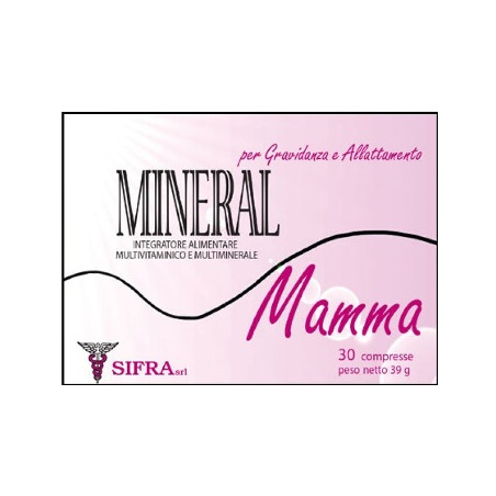 MINERAL MAMMA INTEGRATORE ALIMENTARE PER GRAVIDANZA ED ALLATTAMENTO 30 COMPRESSE 39 G