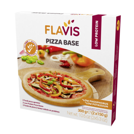 FLAVIS PIZZA BASE 2 FONDI PIZZA APROTEICI DA 150 G