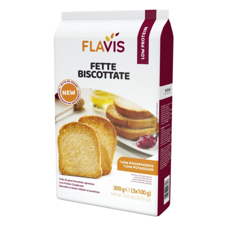 FLAVIS FETTE BISCOTTATE APROTEICHE 300 G