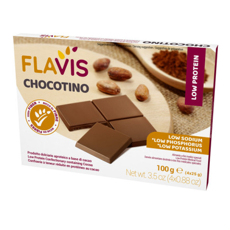 FLAVIS CHOCOTINO 4 PORZIONI DA 25 G