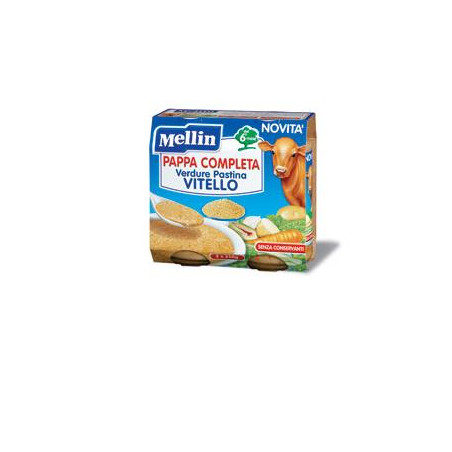 MELLIN PAPPA COMPLETA VITELLO 250 G 2 PEZZI