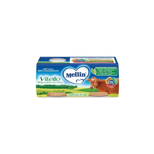 MELLIN OMOGENEIZZATO VITELLO 2 X 80 G