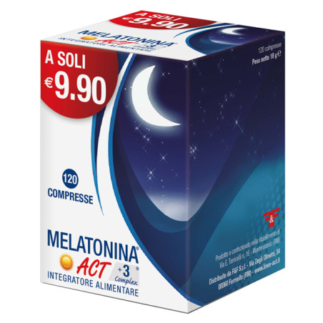 MELATONINA ACT 1MG +3 COMPLEX 120 COMPRESSE