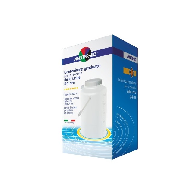 CONTENITORE RACCOLTA URINA MASTER-AID 24 H 2500 ML