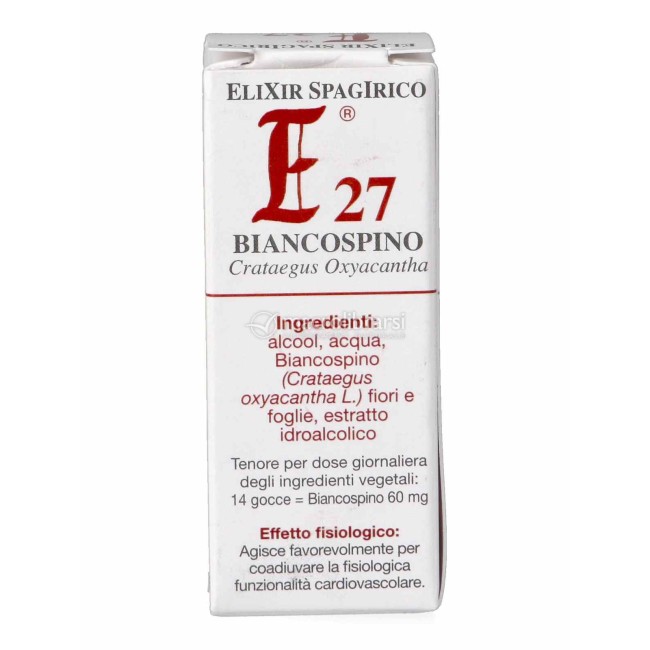 E27 Biancospino Integratore Alimentare 10ml