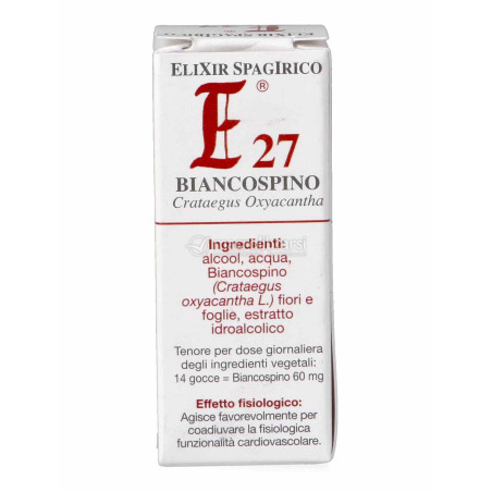 E27 Biancospino Integratore Alimentare 10ml