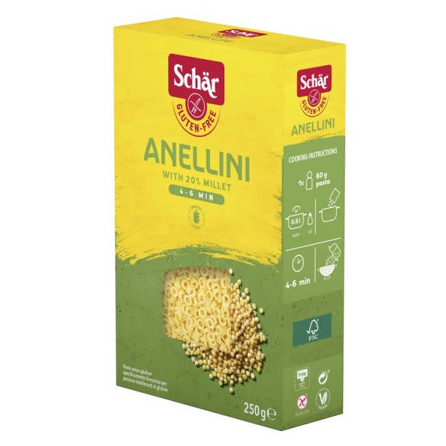 Schar Pasta Senza Glutine Anellini 250g