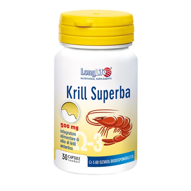 LONGLIFE KRILL SUPERBA 30 CAPSULE