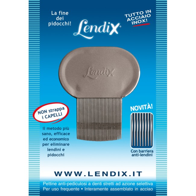 LENDIX PETTINE PREMIUM ANTIPIDOCCHI IN ACCIAIO