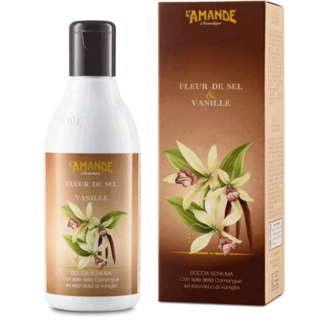 L'AMANDE FLEUR DE SEL & VANILLE DOCCIA SCHIUMA 250 ML