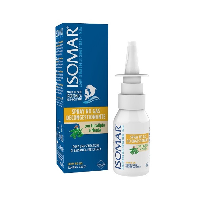 ISOMAR SOLUZIONE ACQUA MARE NASO IPERTONICA NASO SPRAY DECONGESTIONANTE 30 ML