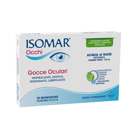 ISOMAR OCCHI GOCCE OCULARI ALL'ACIDO IALURONICO 0,20% 10 FLACONCINI