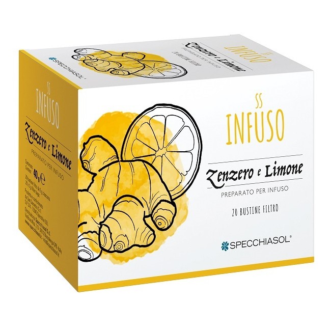 INFUSO TISANA ZENZERO + LIMONE 20 FILTRI