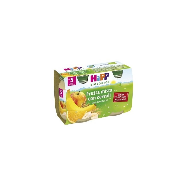 HIPP BIO HIPP BIO OMOGENEIZZATO FRUTTA MISTA CON CEREALI 2X125 G