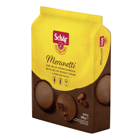 Schar Meranetti Merendine Al Cacao Senza Glutine 200g (4x50g)