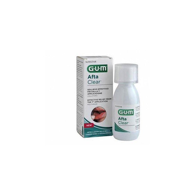 GUM AFTACLEAR RINSE 120 ML COLLUTORIO