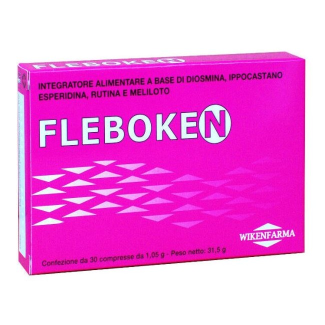 FLEBOKEN 30 COMPRESSE