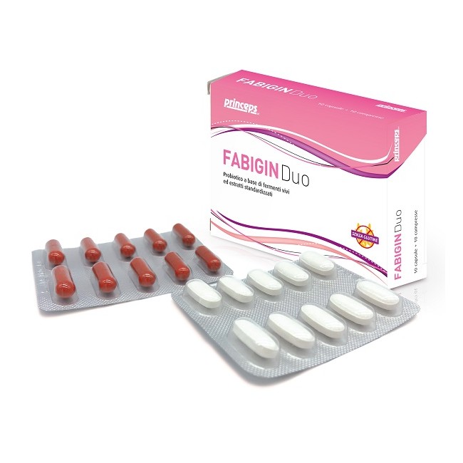 FABIGIN DUO 10 CAPSULE 10 COMPRESSE