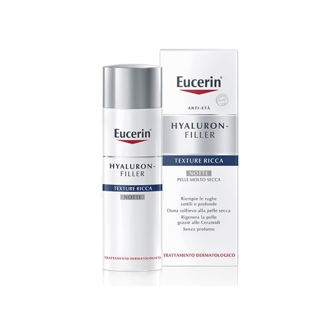 EUCERIN HYALURON+FILLER TEXTURE RICCA NOTTE 50 ML