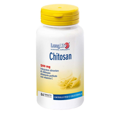 Longlife Chitosan 500mg Integratore Alimentare 84 Tavolette