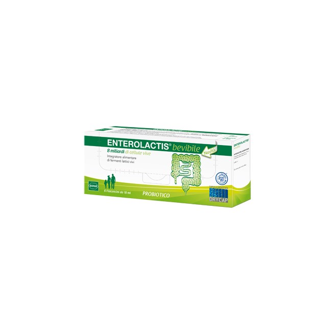 ENTEROLACTIS 6 FLACONCINI 10 ML