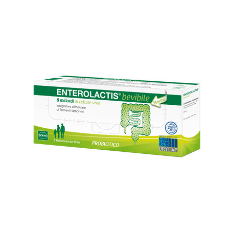 ENTEROLACTIS 6 FLACONCINI 10 ML