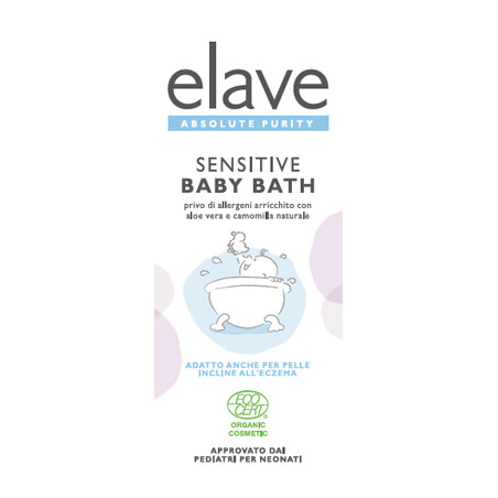 ELAVE BABY BATH DETERGENTE DELICATO CON CAMOMILLA E ALOE VERA BIOLOGICO 400 ML