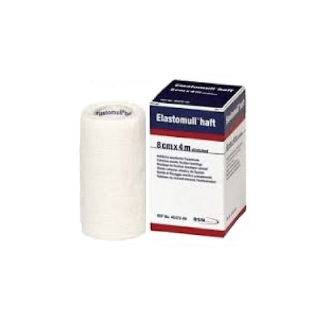 BENDA ELASTICA AUTOADESIVA ELASTOMULL HAFT COMPRESSIONE FORTE 8X400 CM