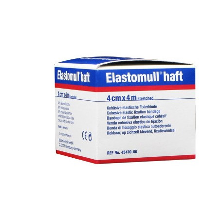 BENDA ELASTICA AUTOADESIVA ELASTOMULL HAFT COMPRESSIONE FORTE 4X400 CM