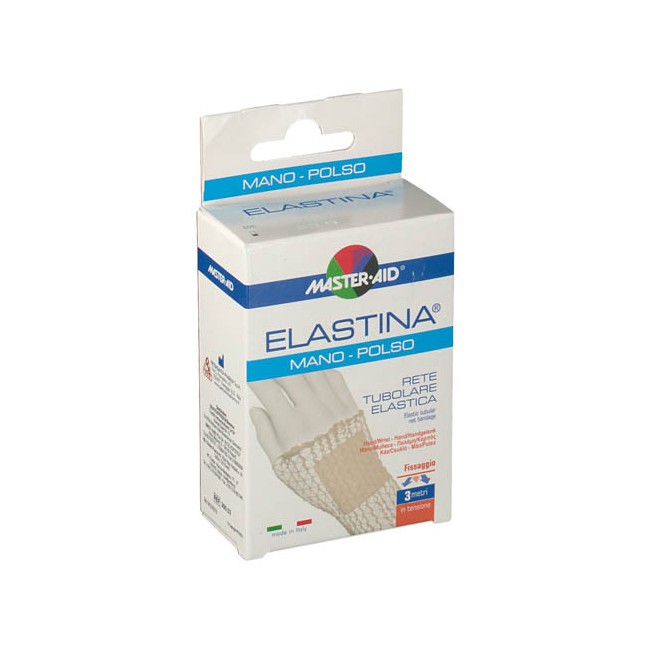 RETE TUBOLARE ELASTICA IPOALLERGENICA MASTER-AID ELASTINA MANO/POLSO 3 MT IN TENSIONE CALIBRO 3 CM