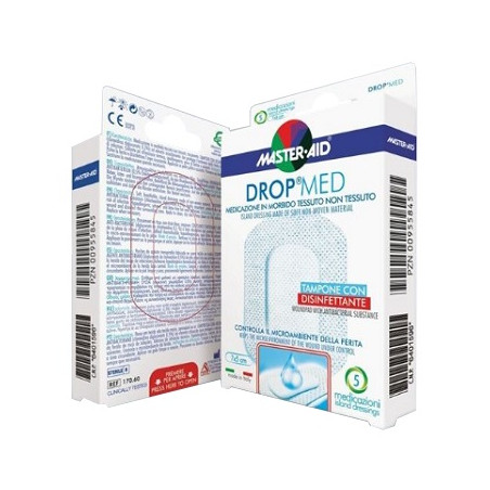 MEDICAZIONE ADESIVA MASTER-AID DROP MED 14X14 5 PEZZI