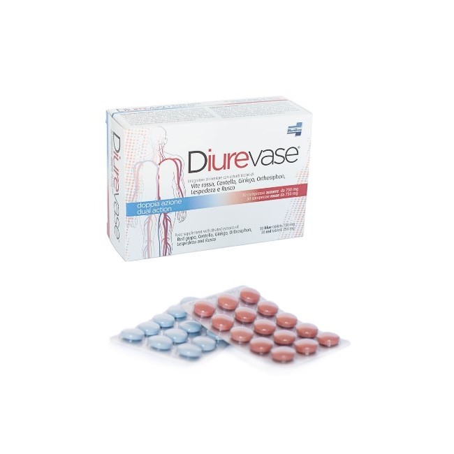 DIUREVASE 60 COMPRESSE 750 MG