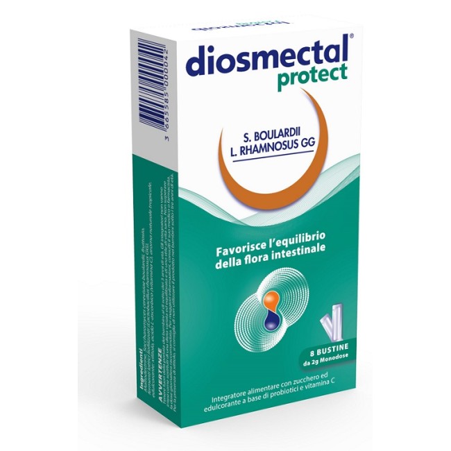 DIOSMECTAL PROTECT 8 BUSTINE OROSOLUBILI 2 G