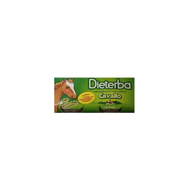 DIETERBA OMOGENEIZZATO CAVALLO 3 PEZZI 80 G