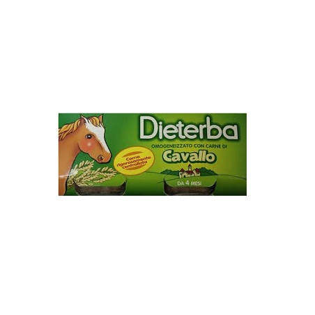 DIETERBA OMOGENEIZZATO CAVALLO 3 PEZZI 80 G