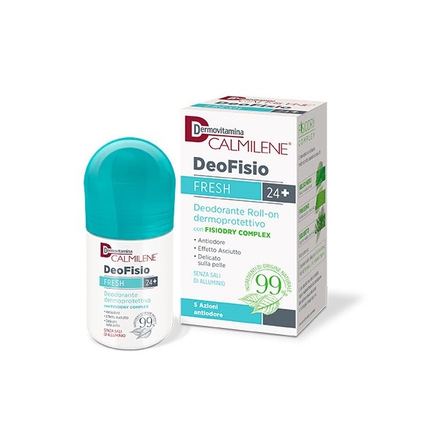 DERMOVITAMINA CALMILENE DEOFISIO FRESH 24+ DEODORANTE ROLL-ON DERMOPROTETTIVO 75 ML