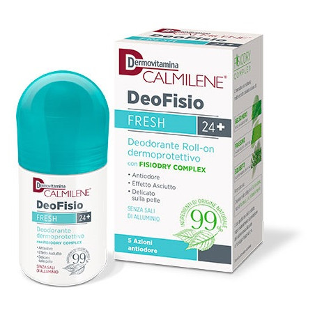 DERMOVITAMINA CALMILENE DEOFISIO FRESH 24+ DEODORANTE ROLL-ON DERMOPROTETTIVO 75 ML