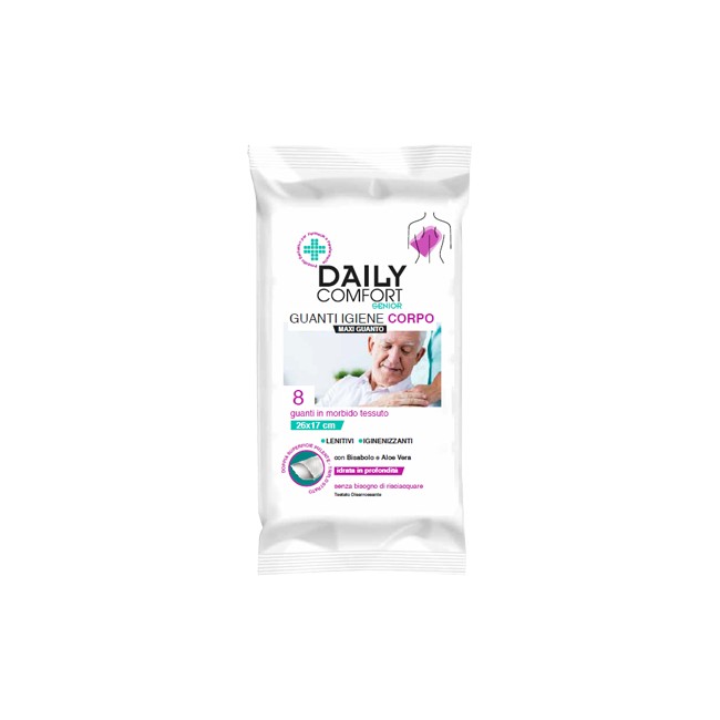 DAILY COMFORT SENIOR GUANTO DETERGENTE 8 PEZZI