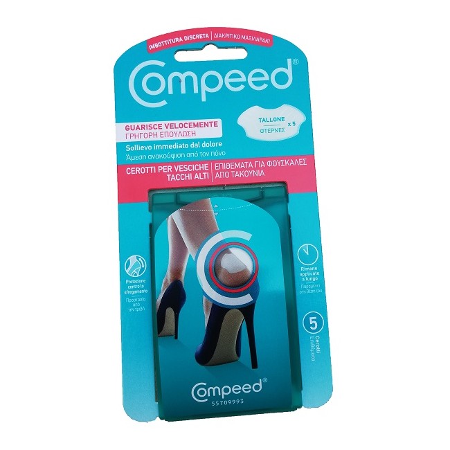 CEROTTO COMPEED VESCICHE TACCHI ALTI 5 PEZZI