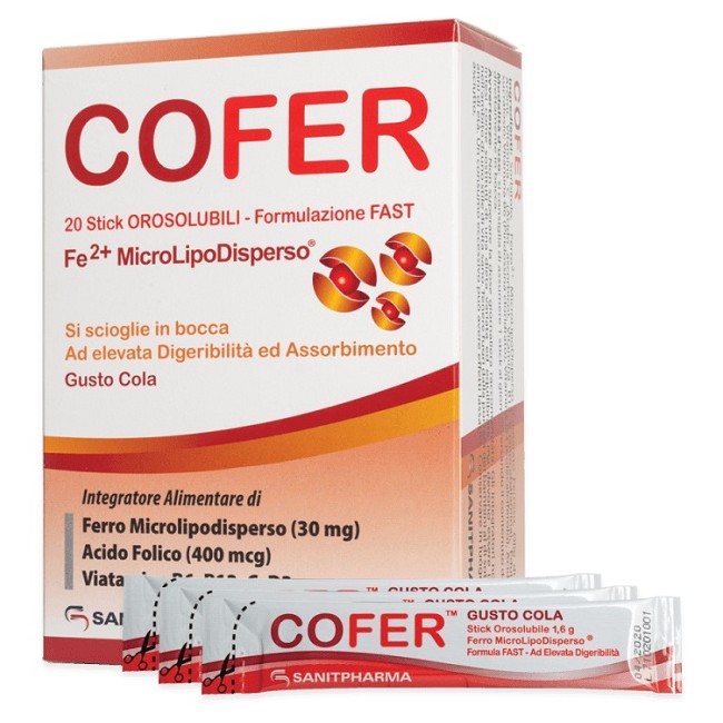 COFER 20 STICK OROSOLUBILI GUSTO COLA